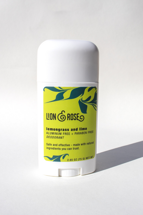 Lemongrass & Lime Natural Deodorant