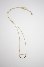 Gold Petal Necklace