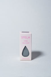 spela nail polish chasing pavements grey front in package