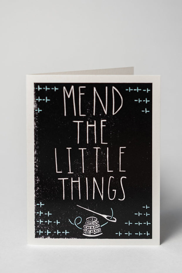 Loaded Hips Press Good Vibes Card Mend the Little Things Card