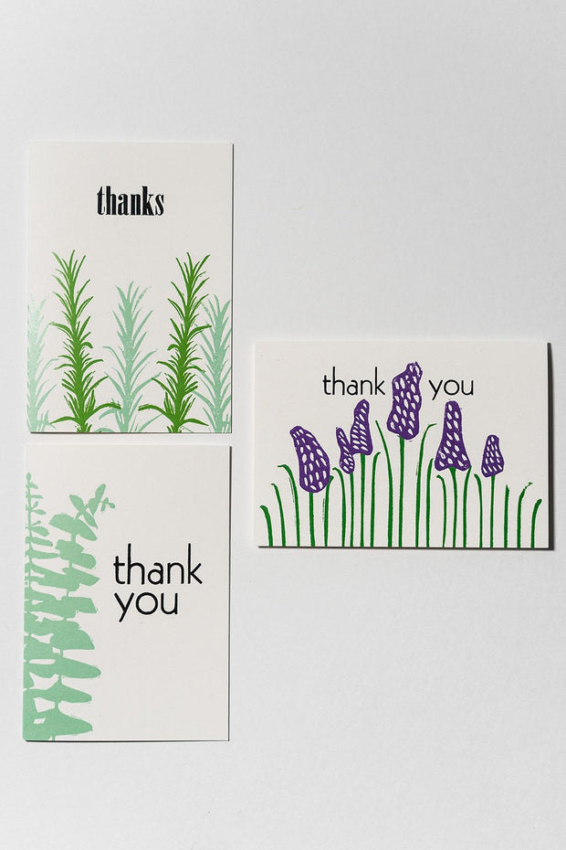 Loaded Hips Press Thank You Card Set 3 Card