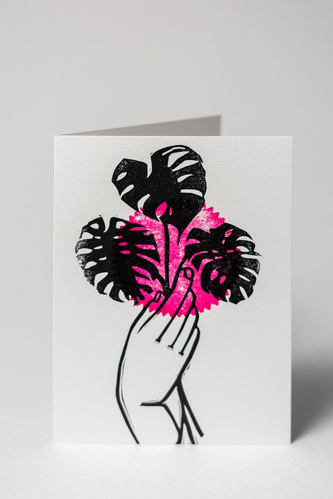 Loaded Hips Press Plant Love Tropical Card