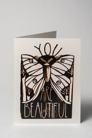 Loaded Hips Press Good Vibes Card Set You Are Beautiful Card